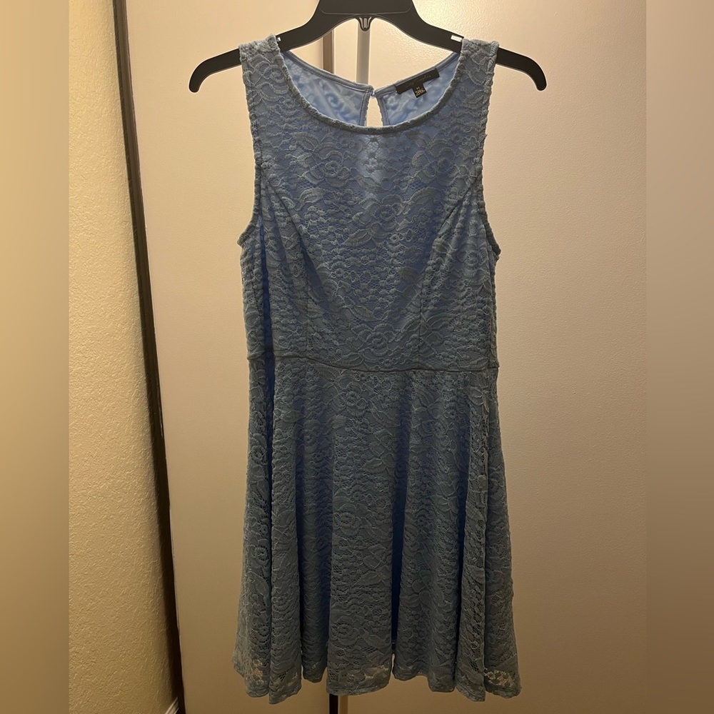Blue dress